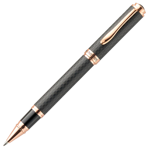 Monteverde Innova Gel Rollerball Pen - Matte Carbon Fiber/Rose Gold