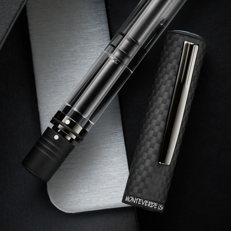 Monteverde MP1 Collectible Fountain Pen - Matte Carbon Fiber