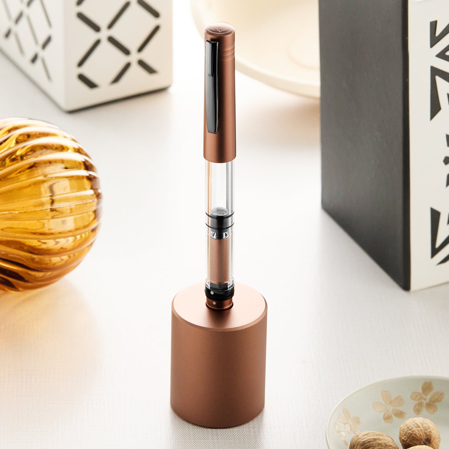 Monteverde MP1 Collectible Fountain Pen Gift Set - Mocha Mousse (Speci - The Goulet Pen Company Monteverde MP1 Collectible Fountain Pen Gift Set - Mocha Mousse (Speci - The Goulet Pen Company