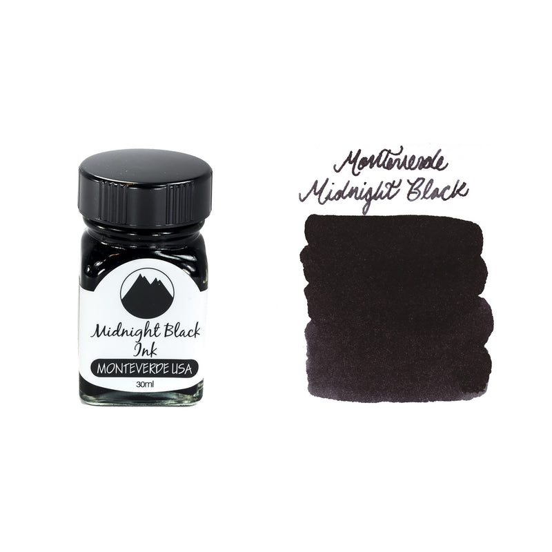Monteverde Midnight Black - 30ml Bottled Ink