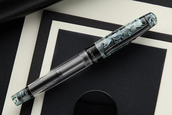 Monteverde Prima Piston Fountain Pen - Grey Marble (Special Edition)