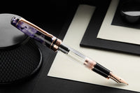 Monteverde Prima Piston Fountain Pen - Purple Marble (Special Edition)