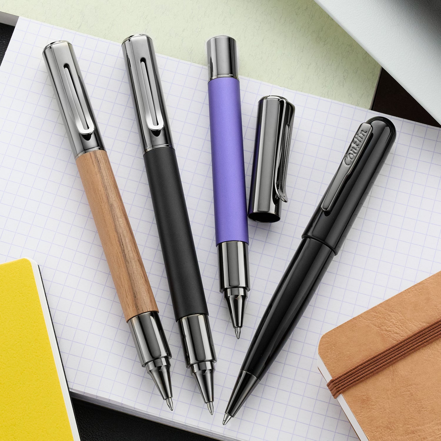 Monteverde Ritma Gel Rollerball Pen - Black - The Goulet Pen Company