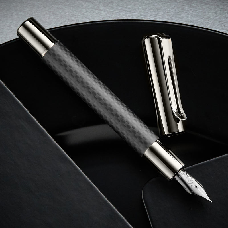 Monteverde Ritma Fountain Pen - Matte Carbon Fiber