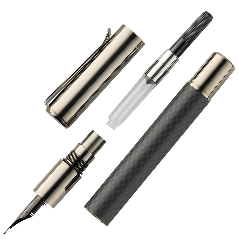 Monteverde Ritma Fountain Pen - Matte Carbon Fiber