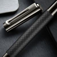 Monteverde Ritma Gel Rollerball Pen - Matte Carbon Fiber