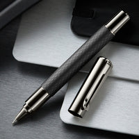 Monteverde Ritma Gel Rollerball Pen - Matte Carbon Fiber