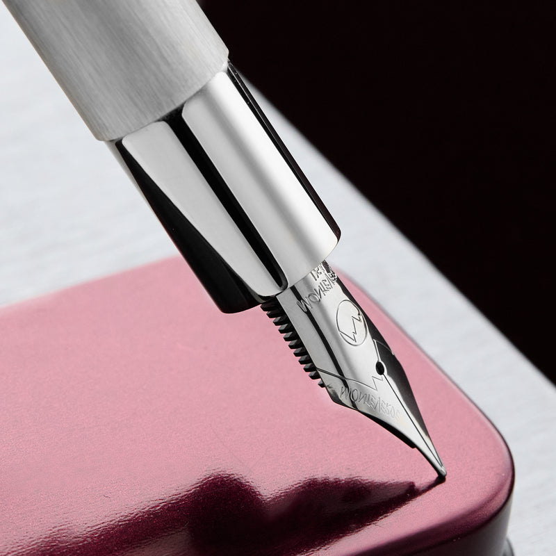 Monteverde Ritma Fountain Pen - Brushed Stainless Steel