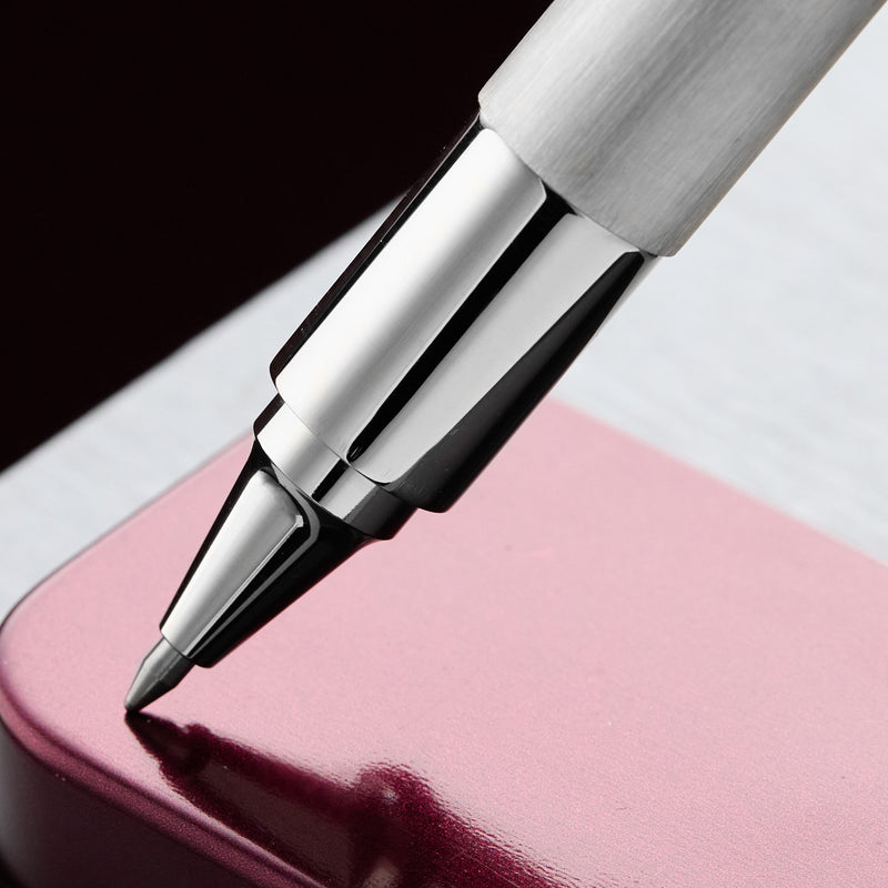 Monteverde Ritma Gel Rollerball Pen - Brushed Stainless Steel
