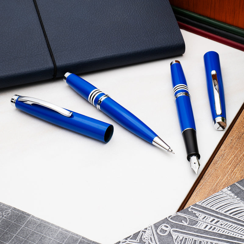 Monteverde Dakota Fountain Pen - Airforce Matte Blue