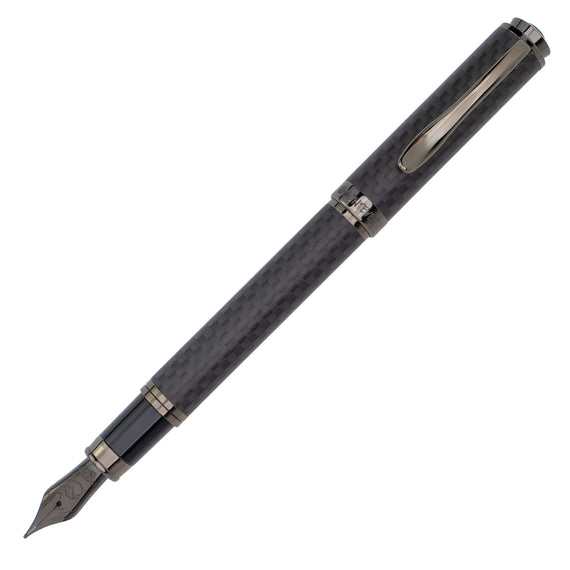 Monteverde Innova Fountain Pen - Matte Carbon Fiber/Gunmetal