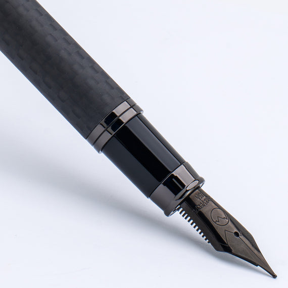 Monteverde Innova Fountain Pen - Matte Carbon Fiber/Gunmetal