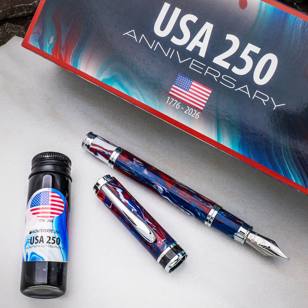 Monteverde Innova Fountain Pen & Ink Set - USA 250 Anniversary (LE