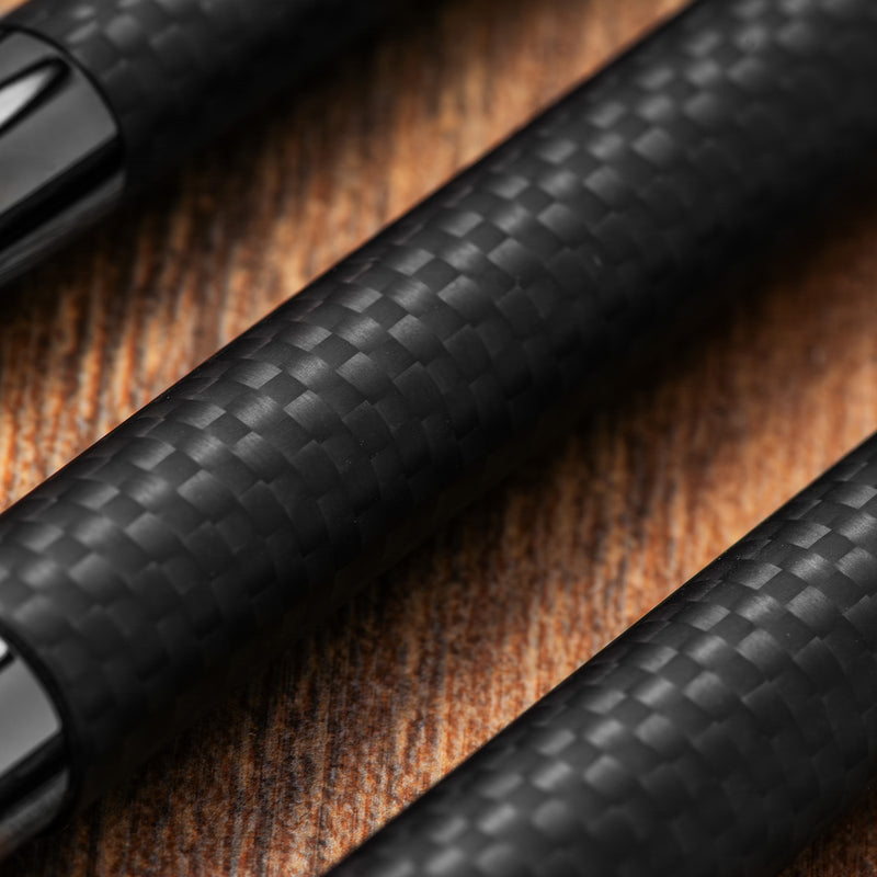 Monteverde Ritma Gel Rollerball Pen - Matte Carbon Fiber