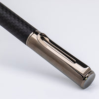 Monteverde Ritma Gel Rollerball Pen - Matte Carbon Fiber