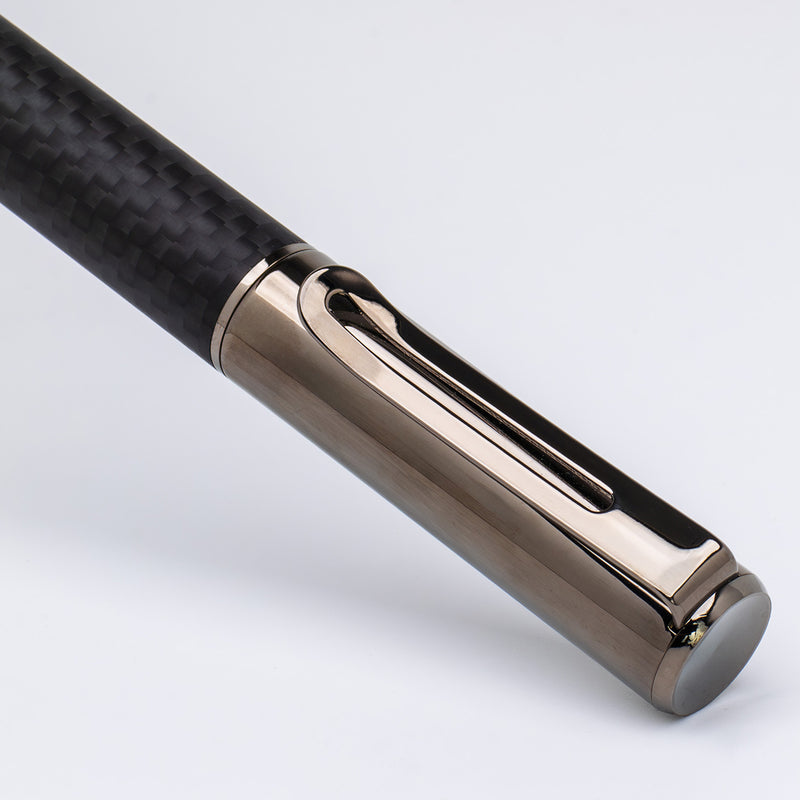 Monteverde Ritma Gel Rollerball Pen - Matte Carbon Fiber