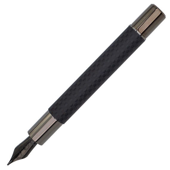 Monteverde Ritma Fountain Pen - Matte Carbon Fiber