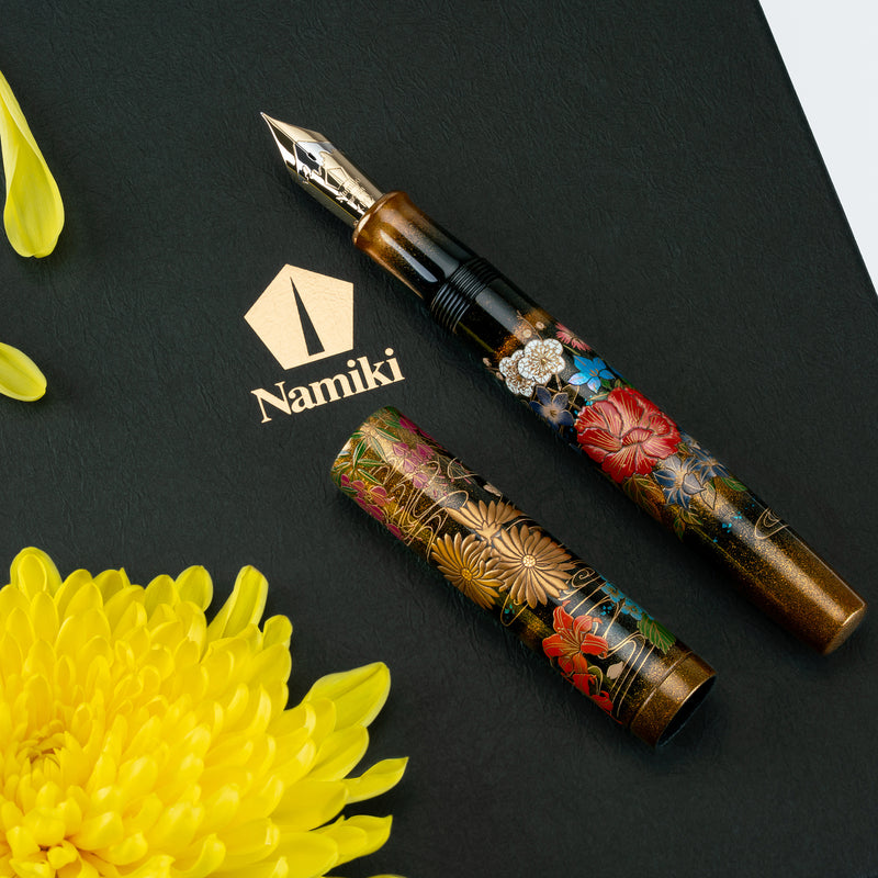 Namiki Emperor Maki-e Fountain Pen - Blooming Flowers in Profusion (Limited Edition)