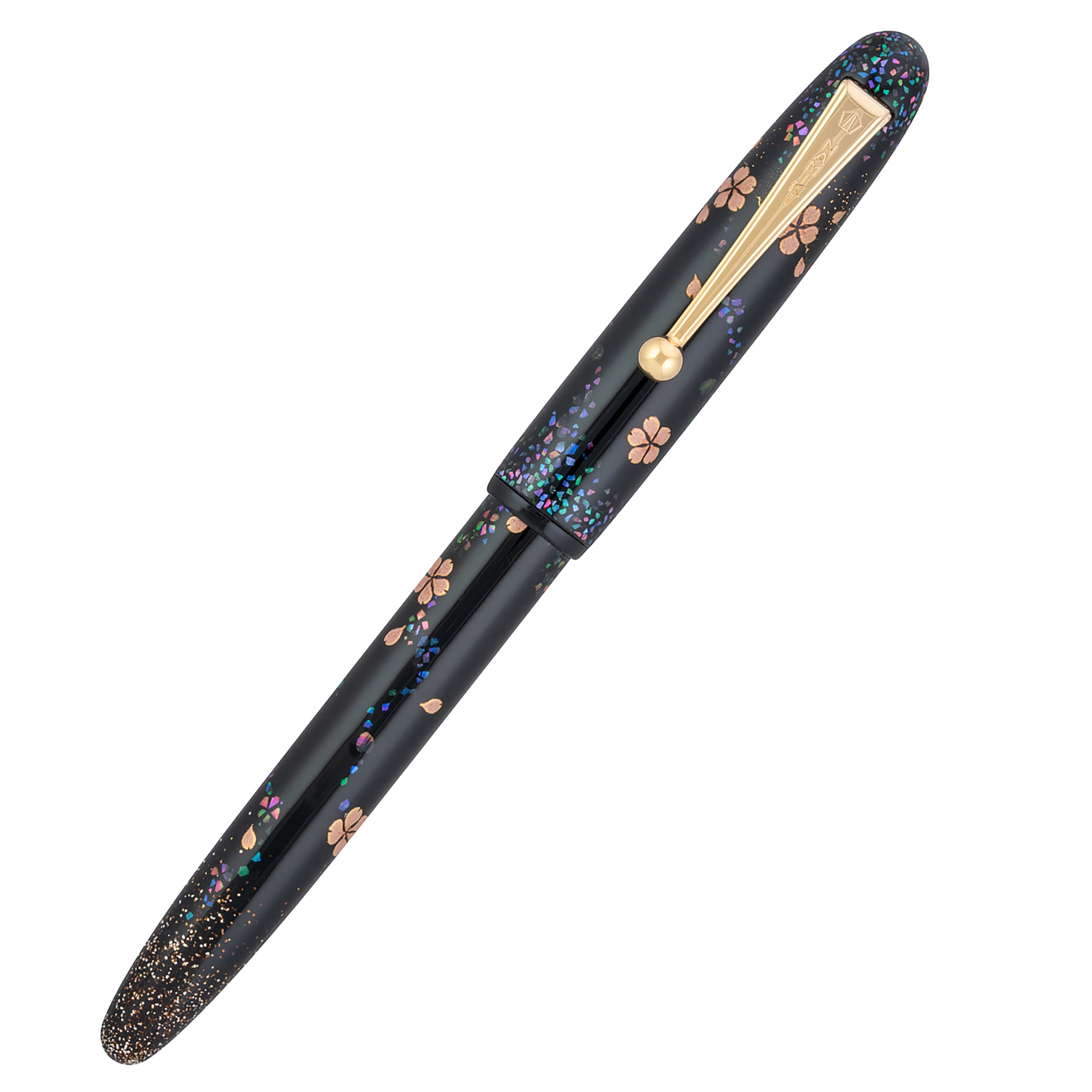 Namiki Yukari Maki-e Fountain Pen - Cherry Blossoms at Night - The
