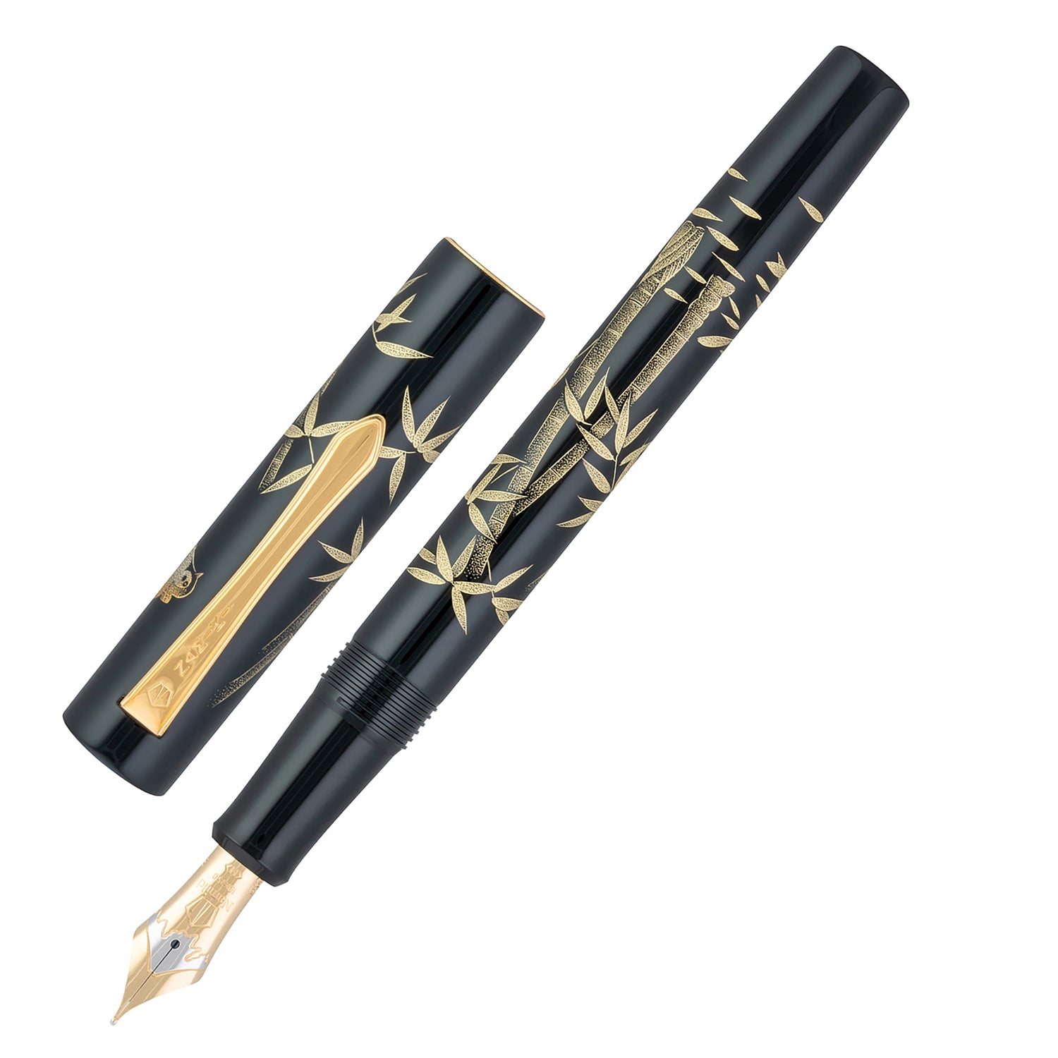 Namiki Chinkin Bamboo and Sparrow Fountain Pen - Ảnh 3