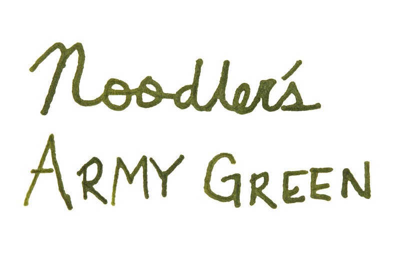 Noodler's Army Green - Ink Sample