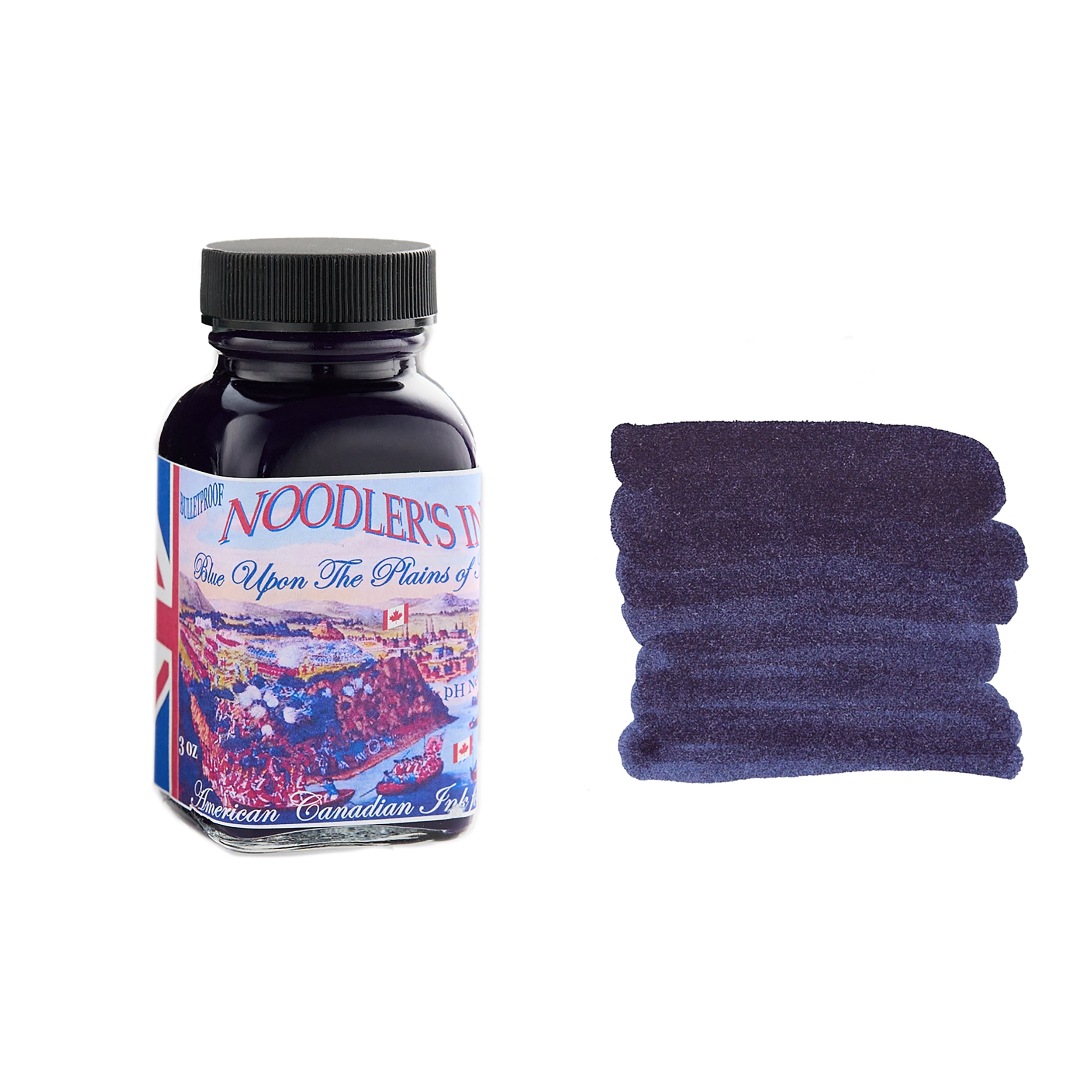 Noodler's Blue Upon the Plains of Abraham 3oz Bottled Ink The