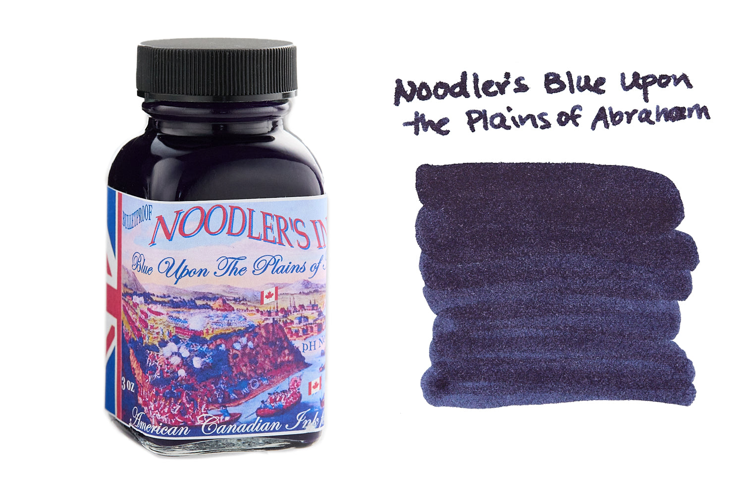 Noodler's Blue Upon the Plains of Abraham - 3oz Bottled Ink - The