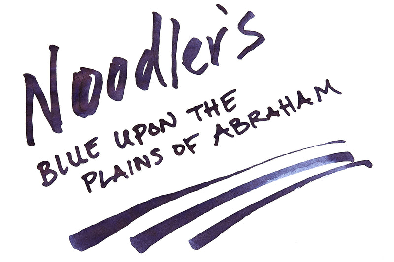Noodler's Blue Upon the Plains of Abraham - Ink Sample