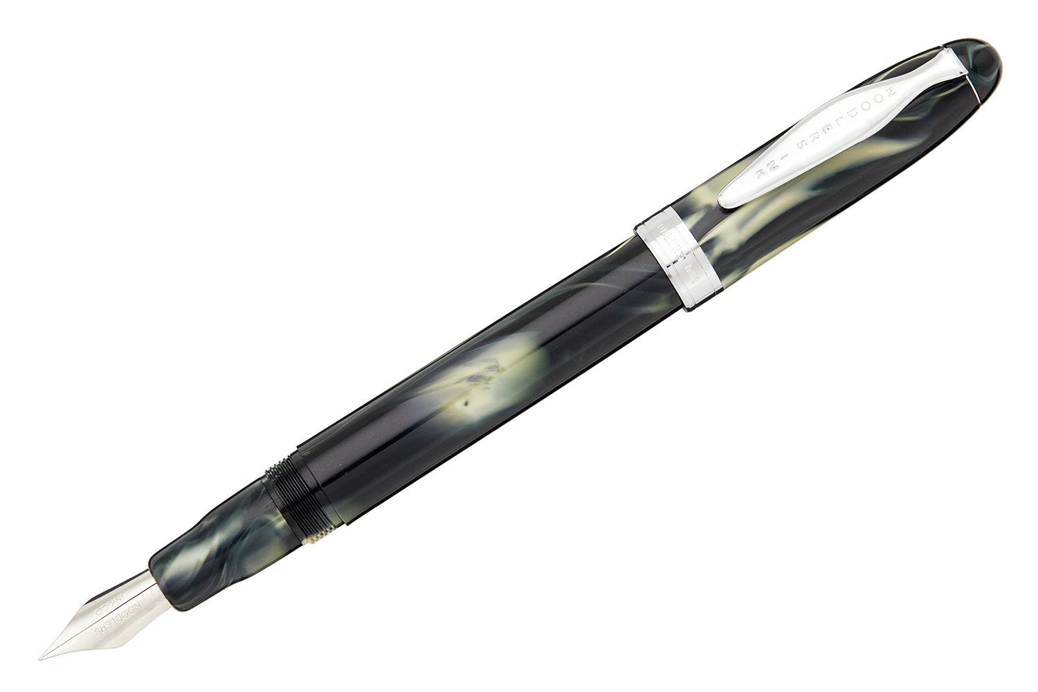 Noodler's Ahab Flex Fountain Pen - Ivory Darkness - The Goulet Pen