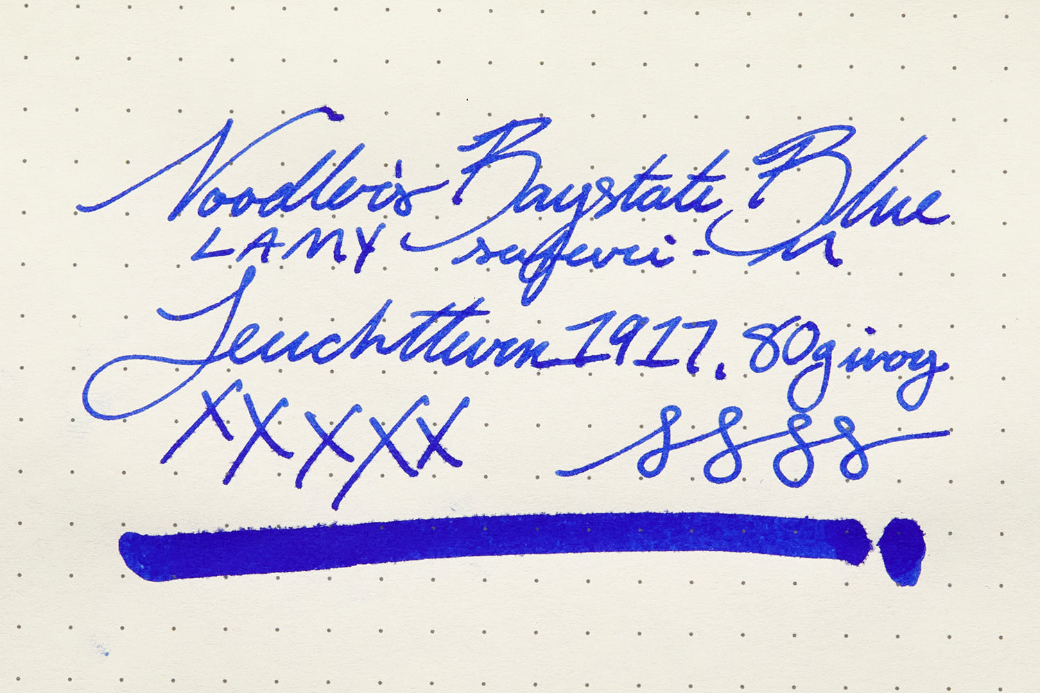 Montblanc permanent blue ink review best sale