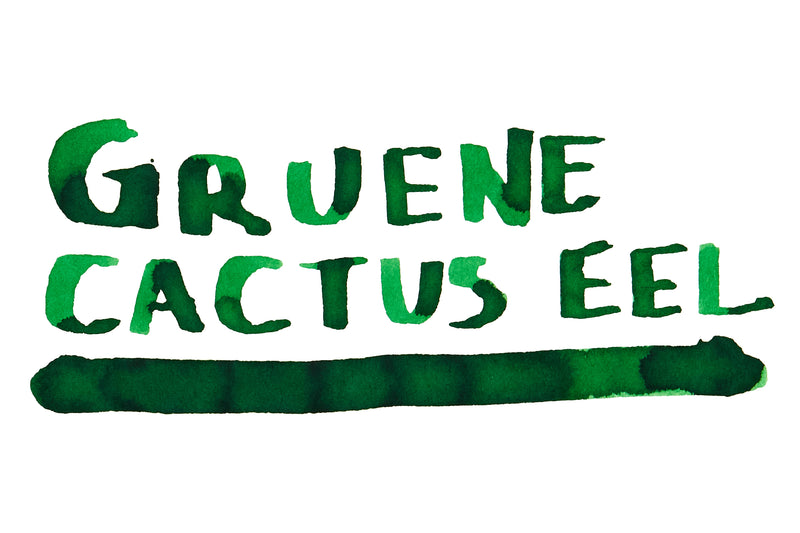 Noodler's Gruene Cactus Eel - Ink Sample