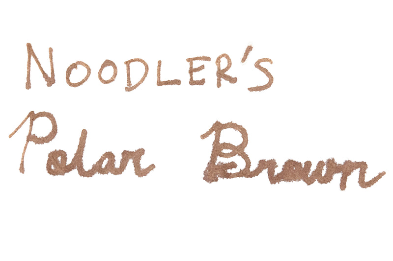 Noodler's Polar Brown - 4.5oz Bottled Ink with Free Charlie Pen
