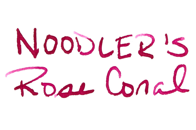Noodler's Rose Coral - Ink Sample