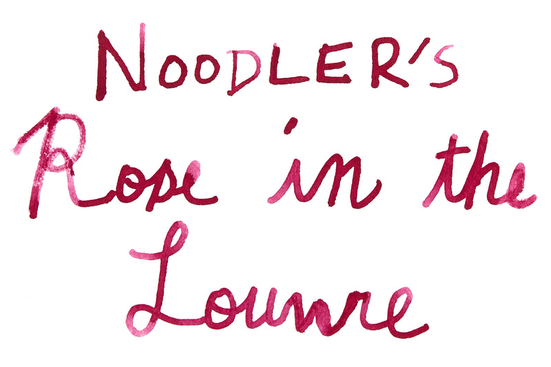 Noodler's Rose in the Louvre - Ink Sample
