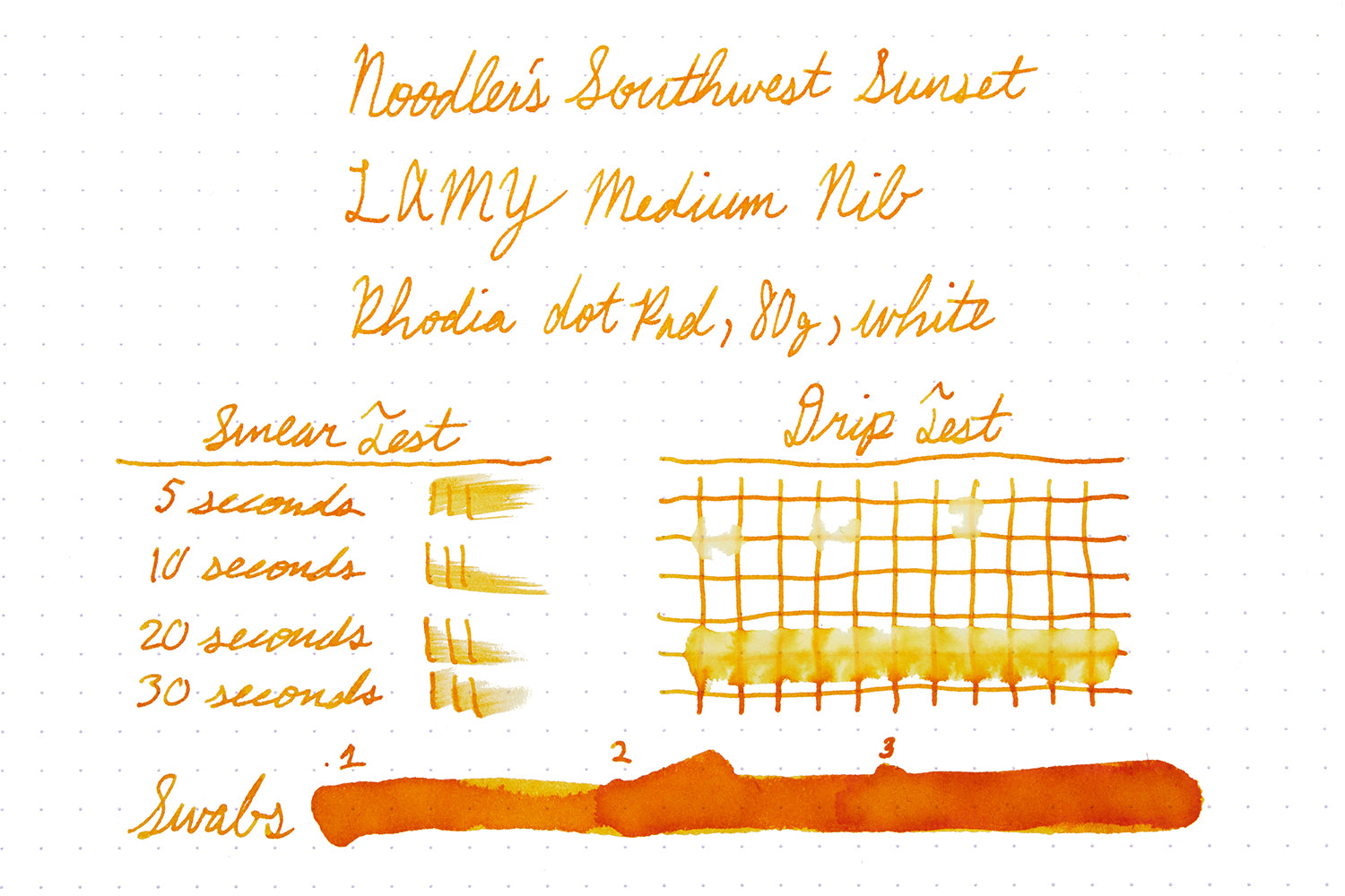 Noodler's Golden Brown - Ink Sample