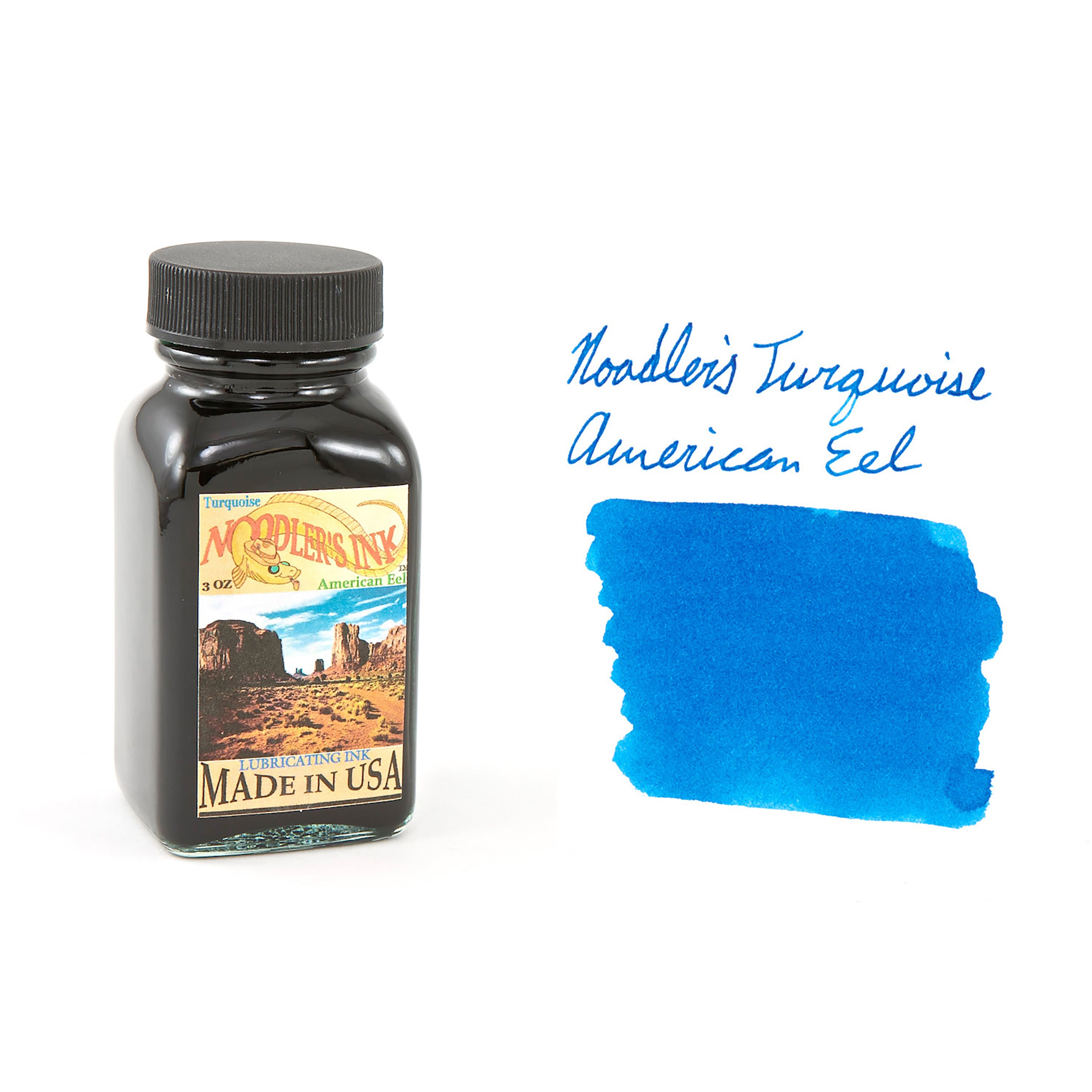 Noodler's Turquoise Eel - 3oz Bottled Fountain Pen Ink - The