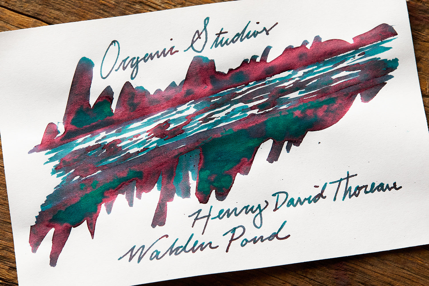 Organics Studio Henry David Thoreau Walden Pond - 55ml Fountain Pen Ink - The Goulet Pen Company