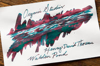 Organics Studio Henry David Thoreau Walden Pond - Ink Sample