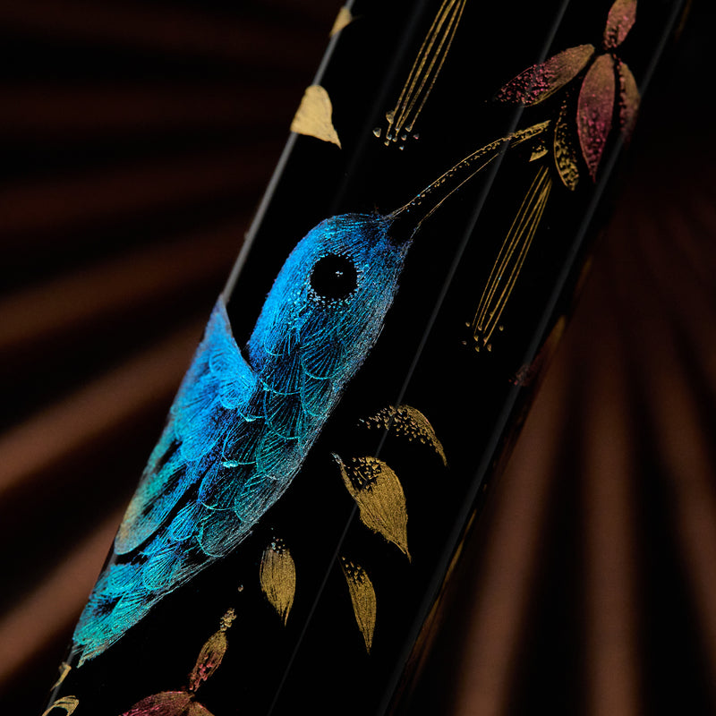Palisades Octagonal Chinkin Fountain Pen - Hummingbird (Limited Edition)