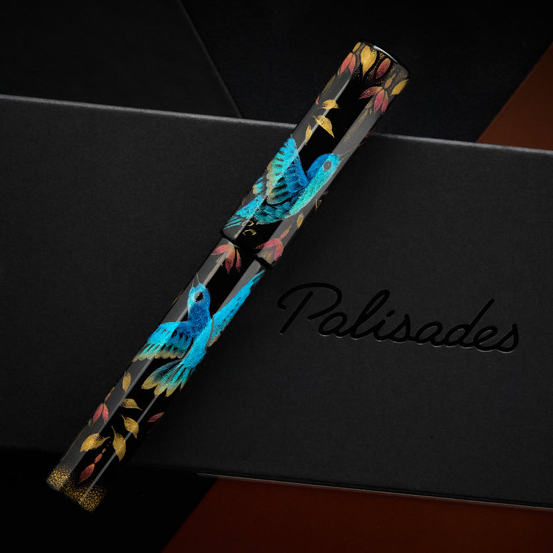 Octanginal Palisades Octagonal Chinkin Fountain Pen - Hummingbird (Limited) - The ...