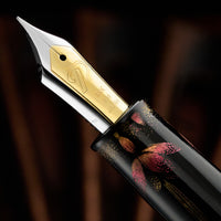 Palisades Octagonal Chinkin Fountain Pen - Hummingbird (Limited Edition)