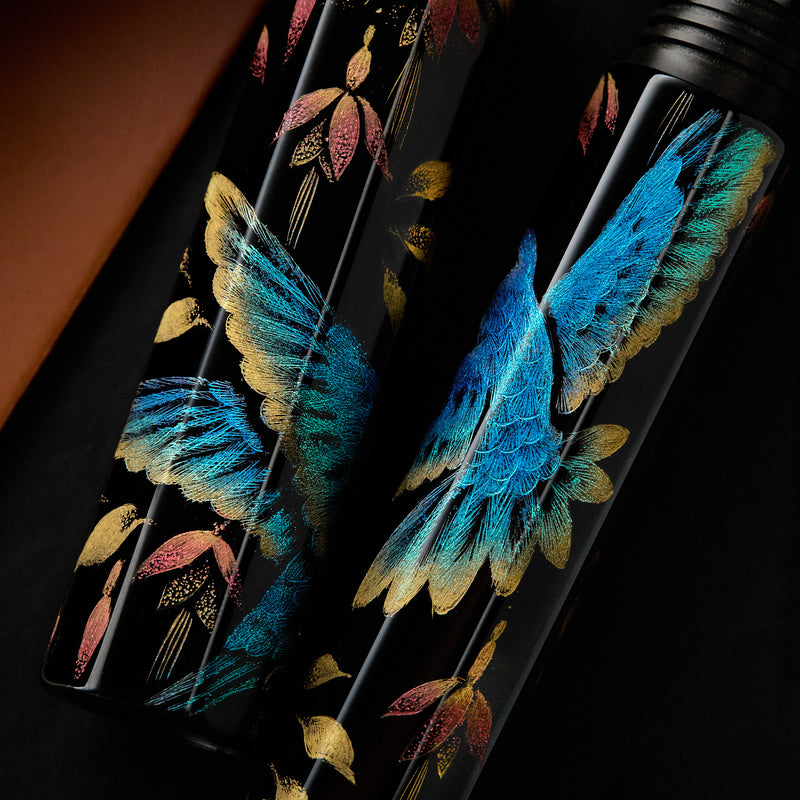 Octanginal Palisades Octagonal Chinkin Fountain Pen - Hummingbird (Limited) - The ...