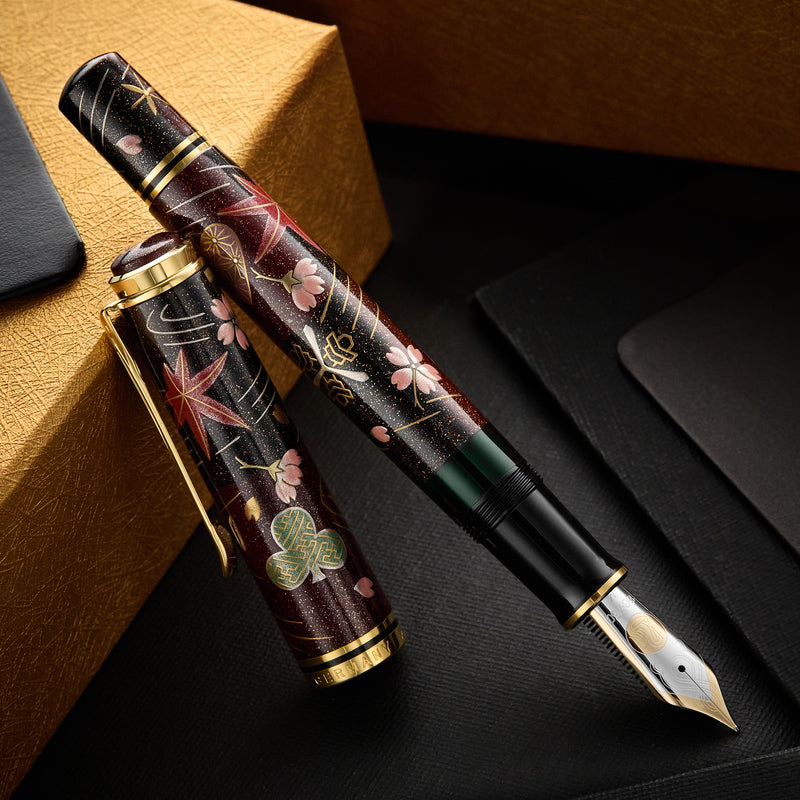 Pelikan M1000 Maki-e Fountain Pen - Four Seasons Lucky Charm (Limited Edition)