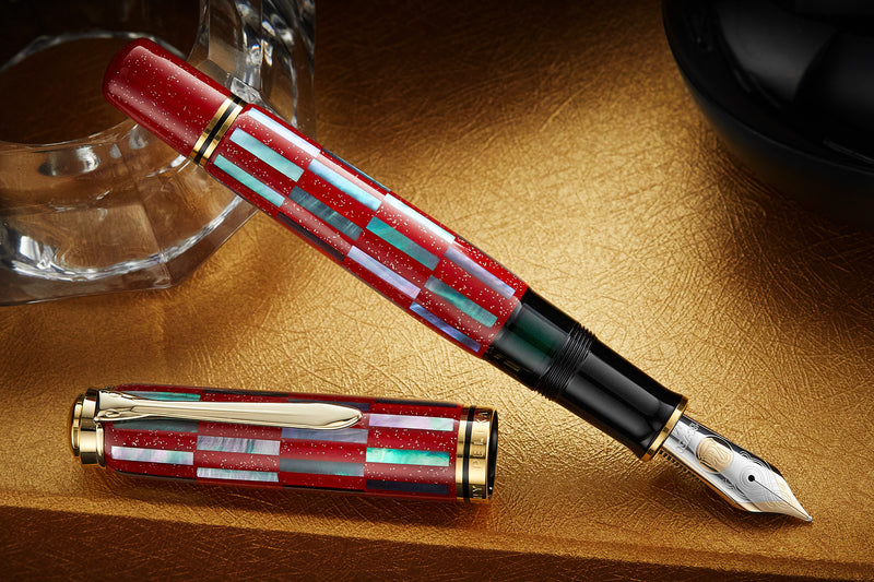 Pelikan M1000 Fountain Pen - Raden Red Infinity (Limited Edition)