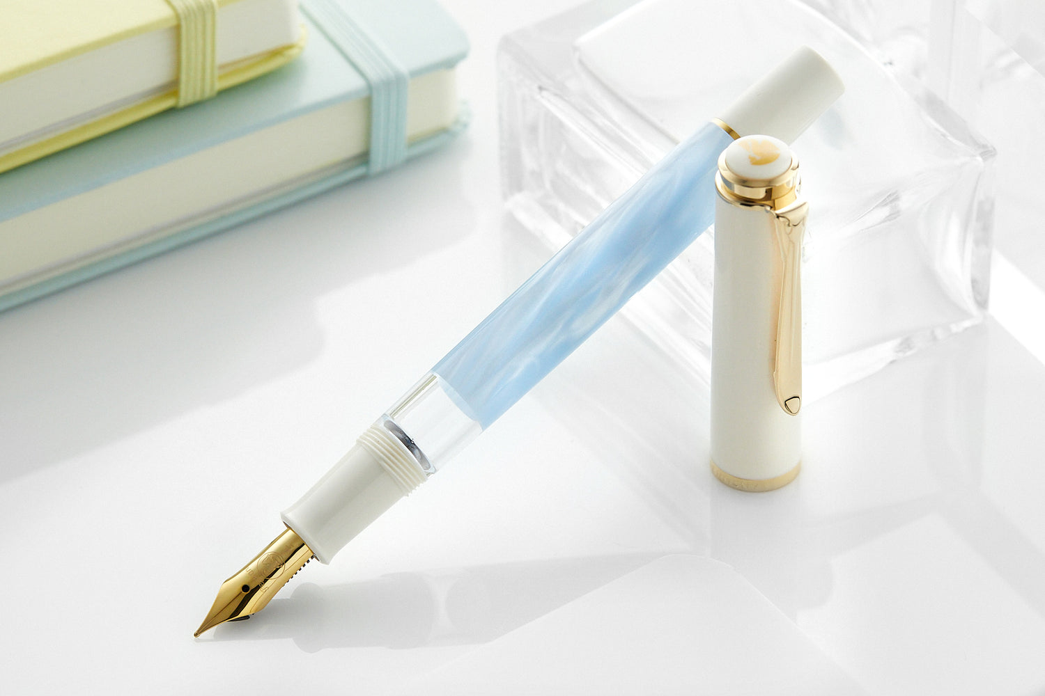 Pelikan M200 Fountain Pen - Pastel-Blue (Special Edition