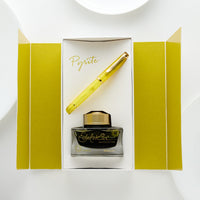 Pelikan M200 Fountain Pen & Ink Gift Set - Pyrite (Special Edition)