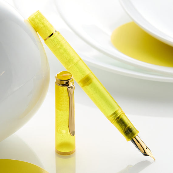 Pelikan M200 Fountain Pen & Ink Gift Set - Pyrite (Special Edition)