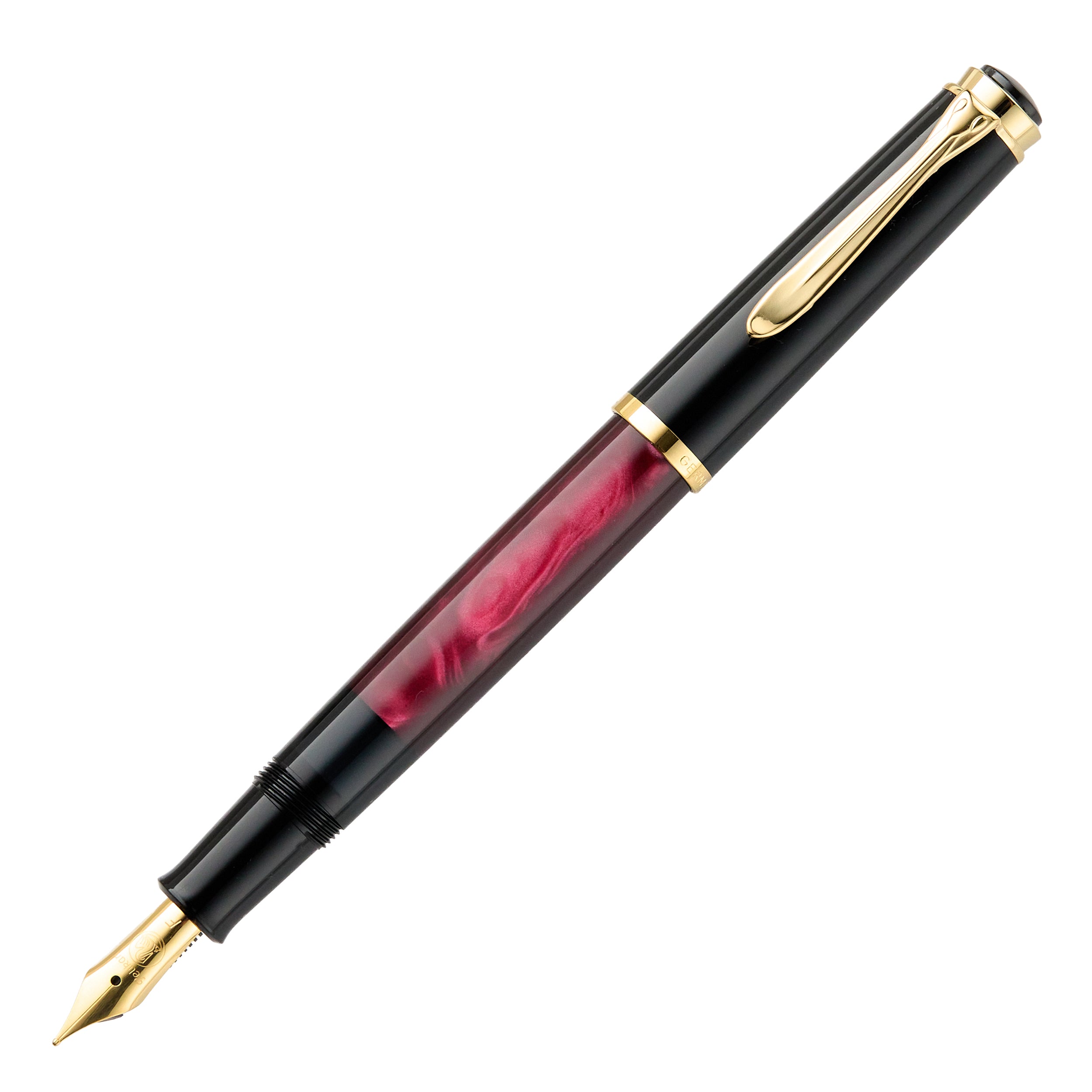 Pelikan M200 Fountain Pen - Red Marbled (Special Edition) - The
