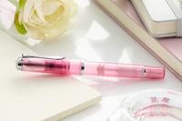 Bracciale Tamashii Quarzo Rosa - Ruota Della Preghiera Con Mantra - Unisex Tibetano Fatto A Mano - BHS1100-33