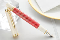 Pelikan M600 Fountain Pen - Red-White (Special Edition)